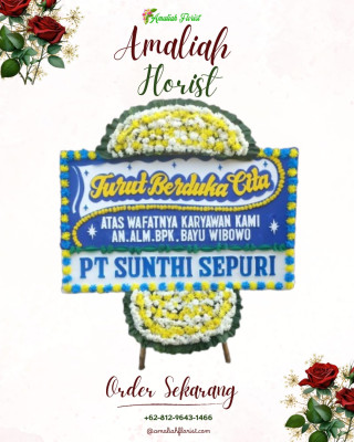 Papan Bunga Duka di Siritaun Wida Timur
