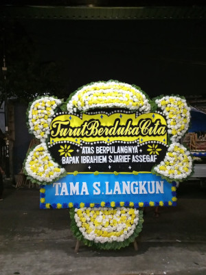 Papan Bunga Duka di Siritaun Wida Timur