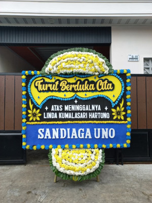 Papan Bunga Duka di Siritaun Wida Timur